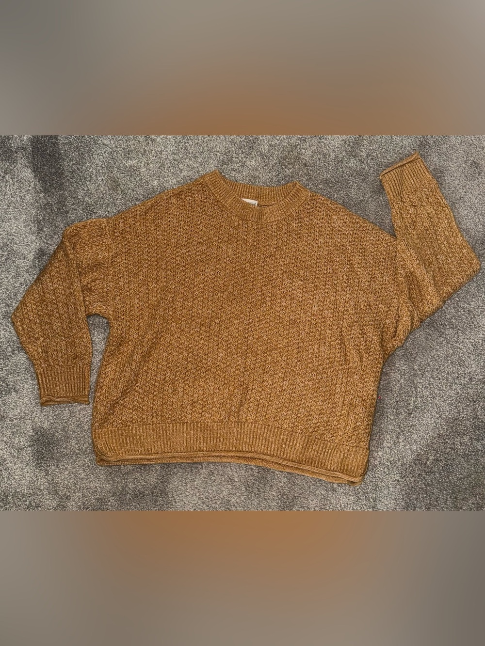 Universal Thread Women's Crewneck Sweater in burnt orange
